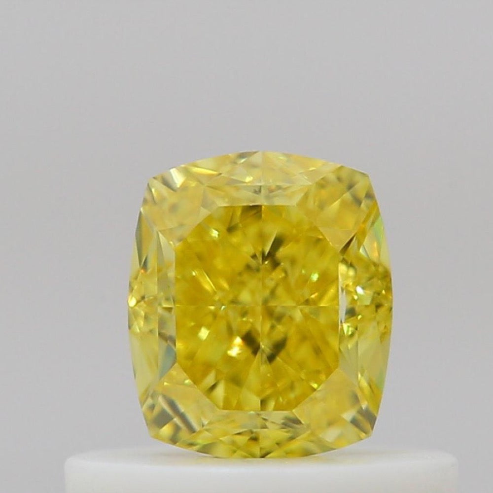 GIA 彩鑽 黃鑽 0.51ct Fancy Vivid Yellow
