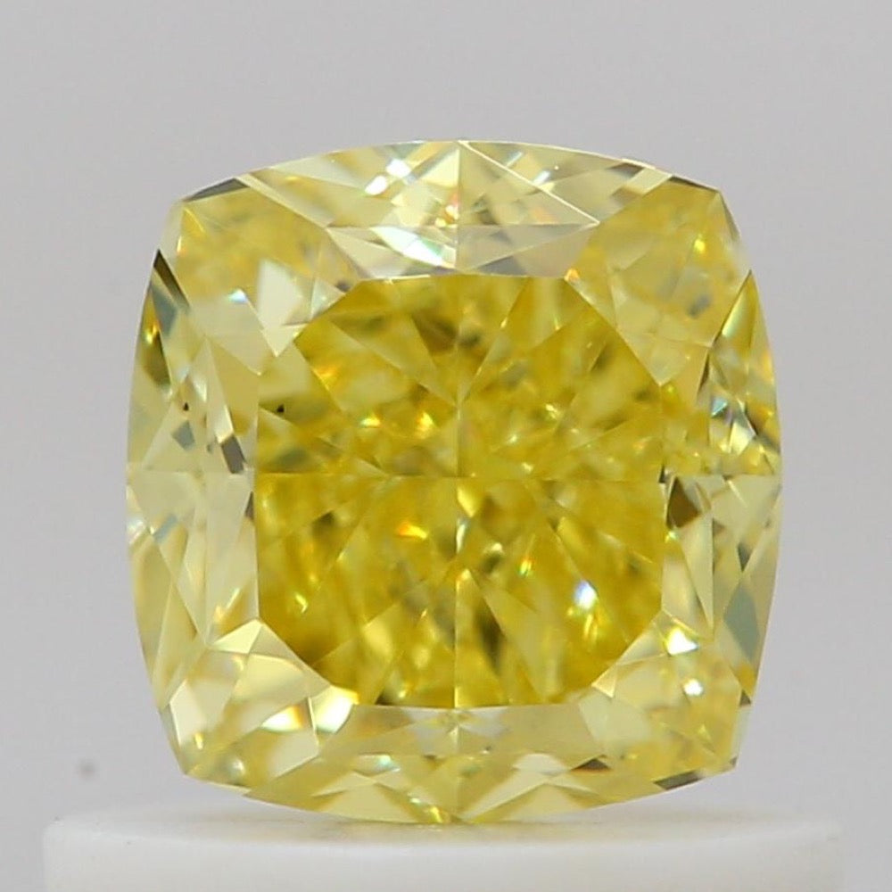 GIA 彩鑽 黃鑽 0.8ct Fancy Vivid Yellow