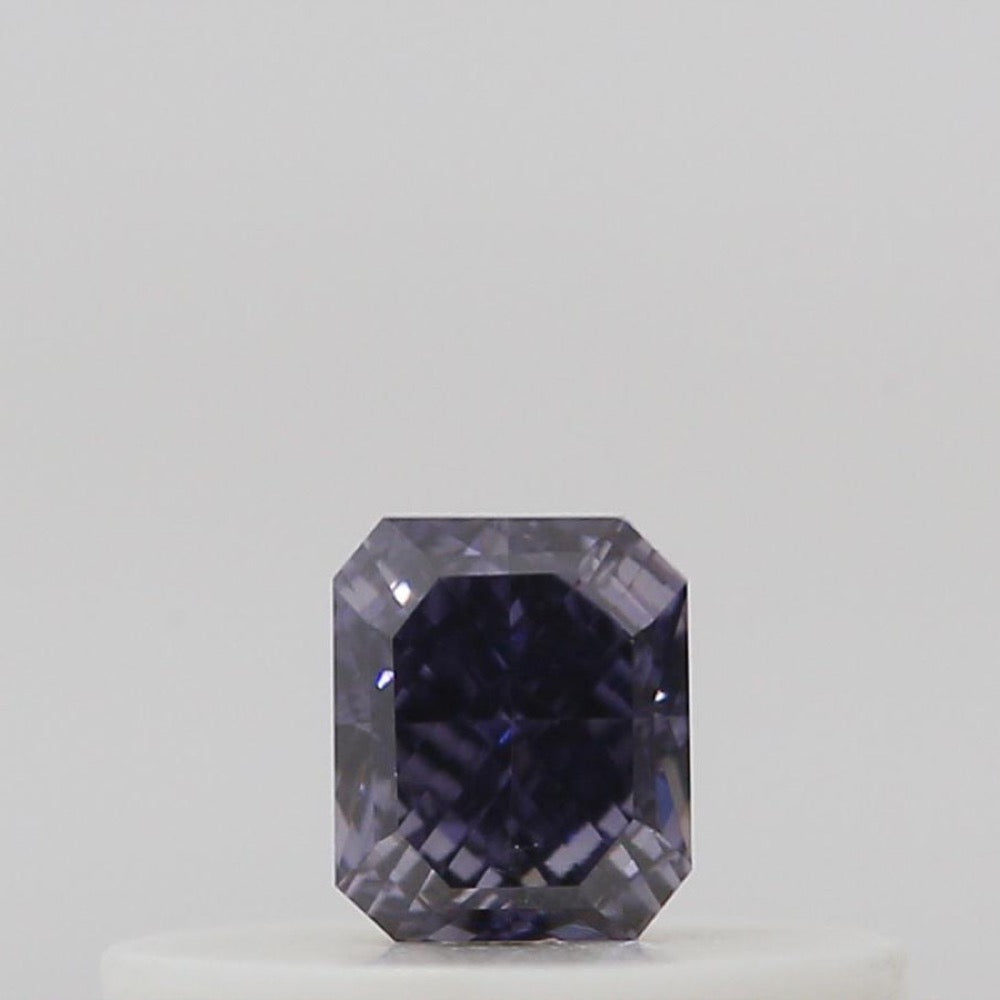 GIA 彩鑽 灰鑽 0.14ct Fancy Dark Violet-grey
