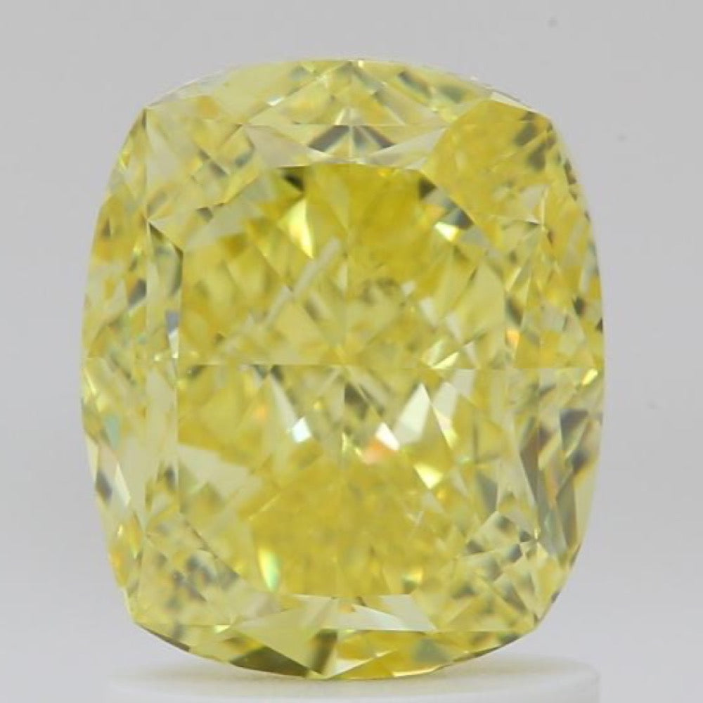 GIA 彩鑽 黃鑽 2ct Fancy Vivid Yellow
