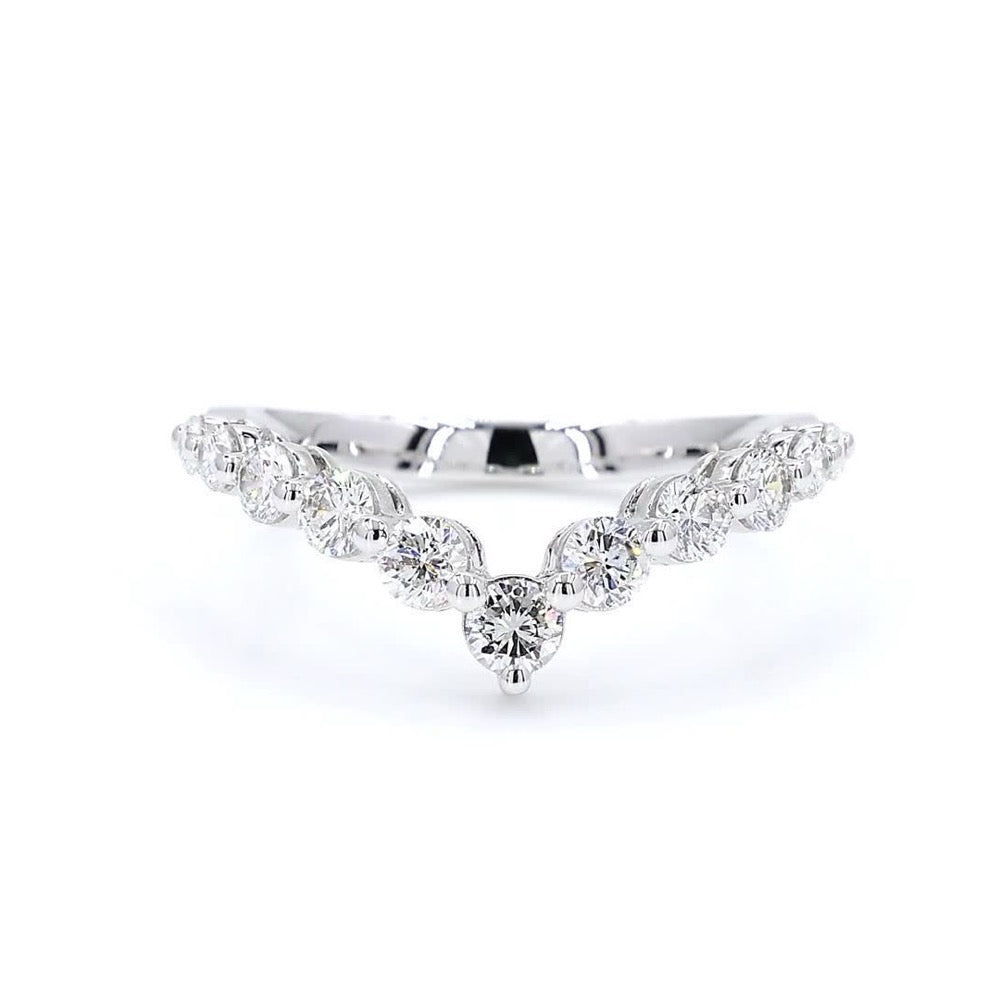 18K White Gold 0.78ct Diamond Ring