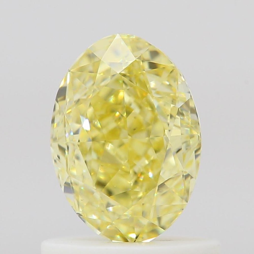 GIA 彩鑽 黃鑽 1.01ct Fancy Intense Yellow