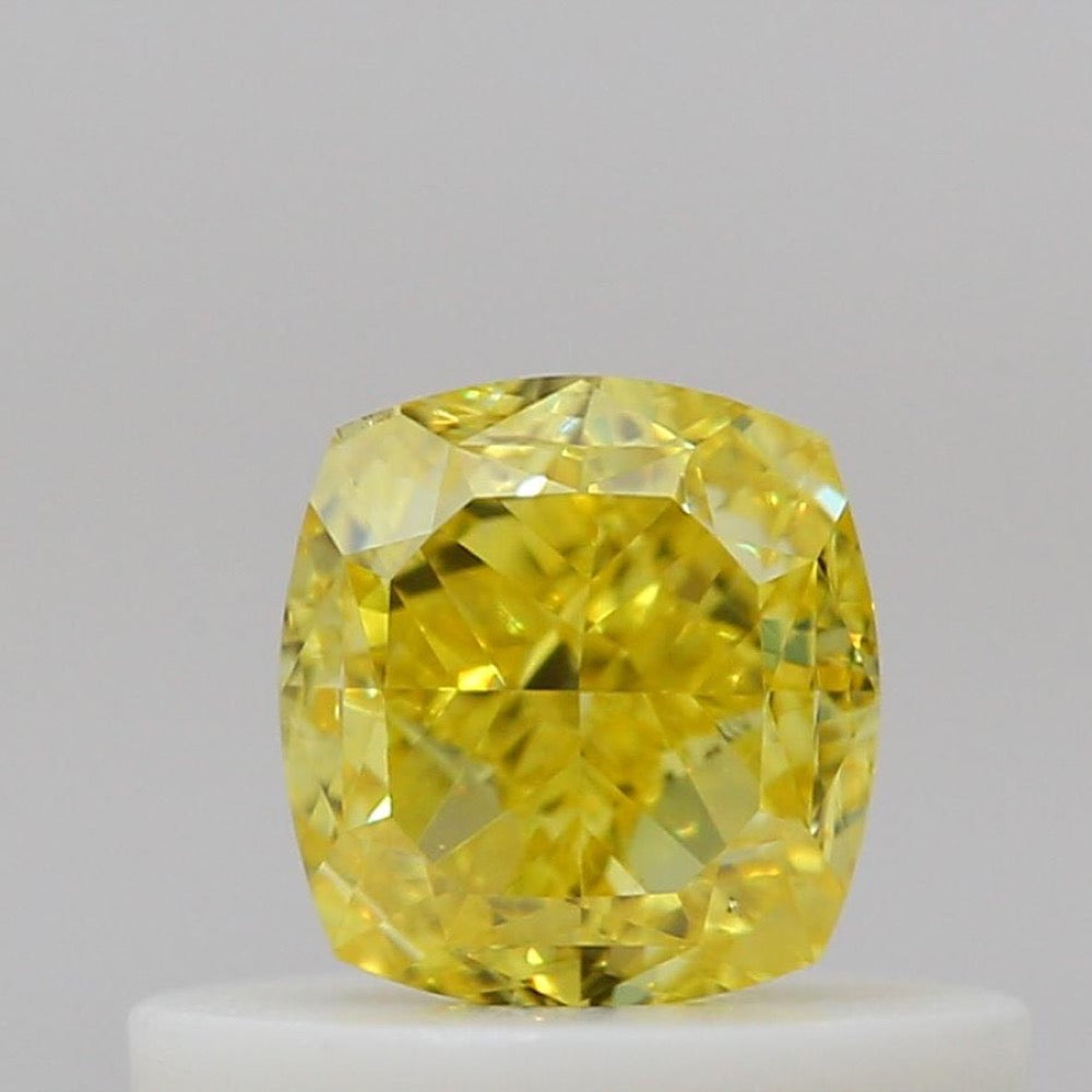 GIA 彩鑽 黃鑽 0.5ct Fancy Vivid Yellow
