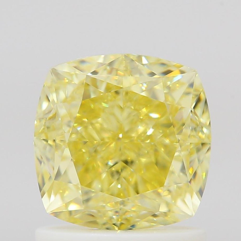 GIA 彩鑽 黃鑽 1.51ct Fancy Intense Yellow