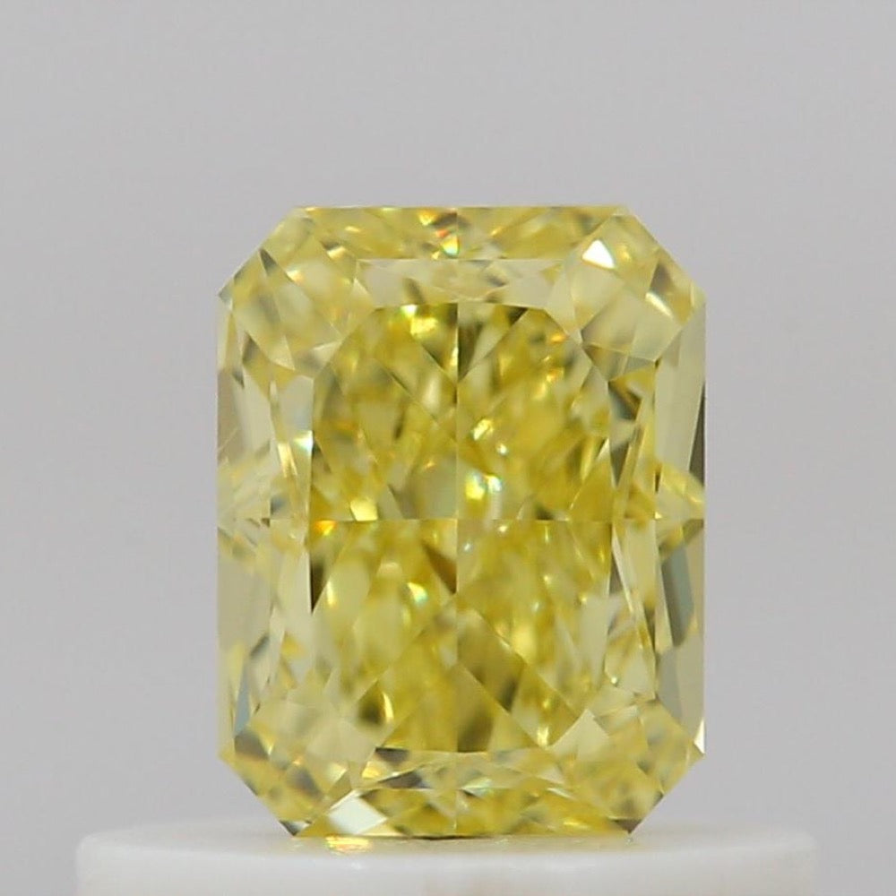 GIA 彩鑽 黃鑽 0.55ct Fancy Intense Yellow