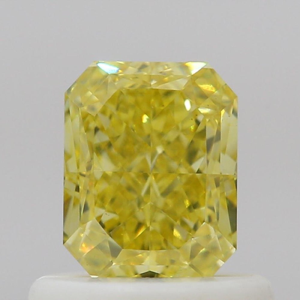 GIA 彩鑽 黃鑽 0.63ct Fancy Intense Yellow