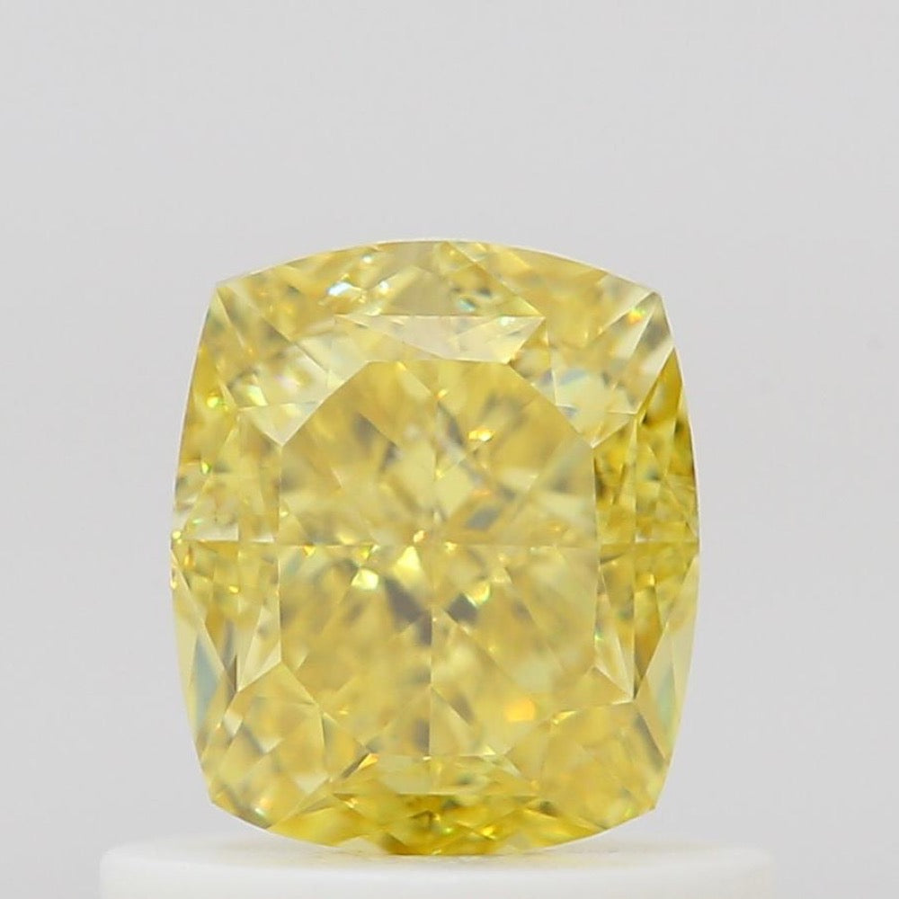 GIA 彩鑽 黃鑽 0.8ct Fancy Vivid Yellow