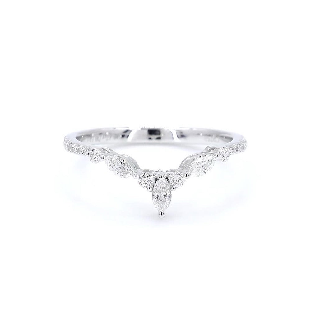 18K White Gold 0.31ct Diamond Ring