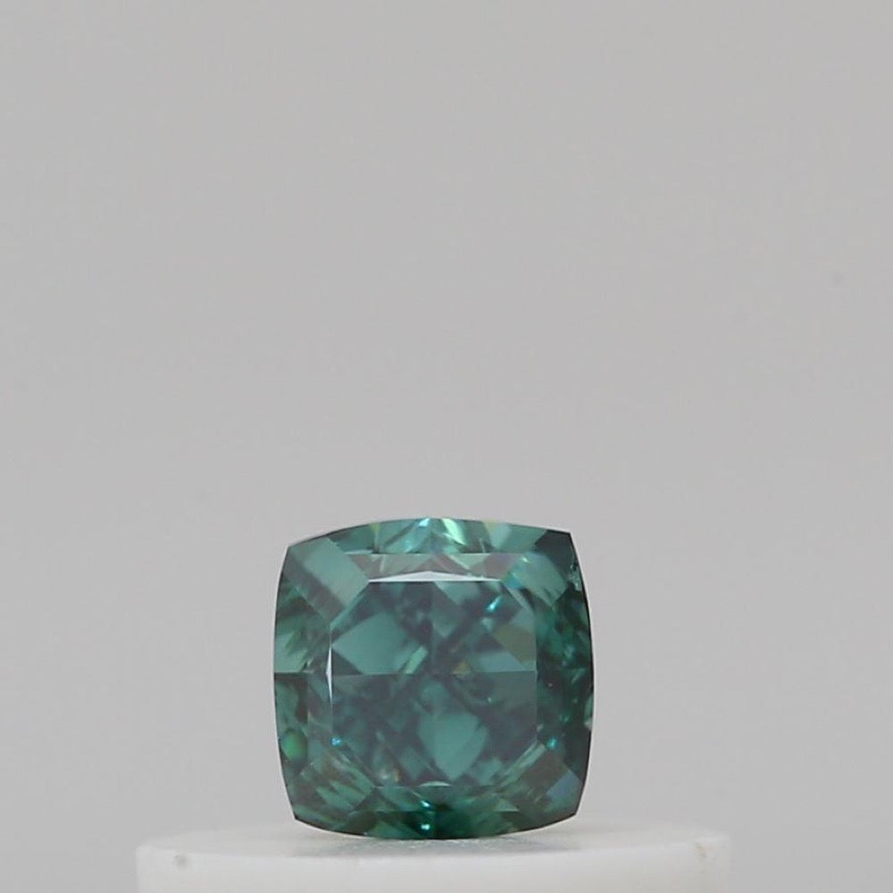 GIA 彩鑽 綠鑽 0.26ct Fancy Deep Blue-green