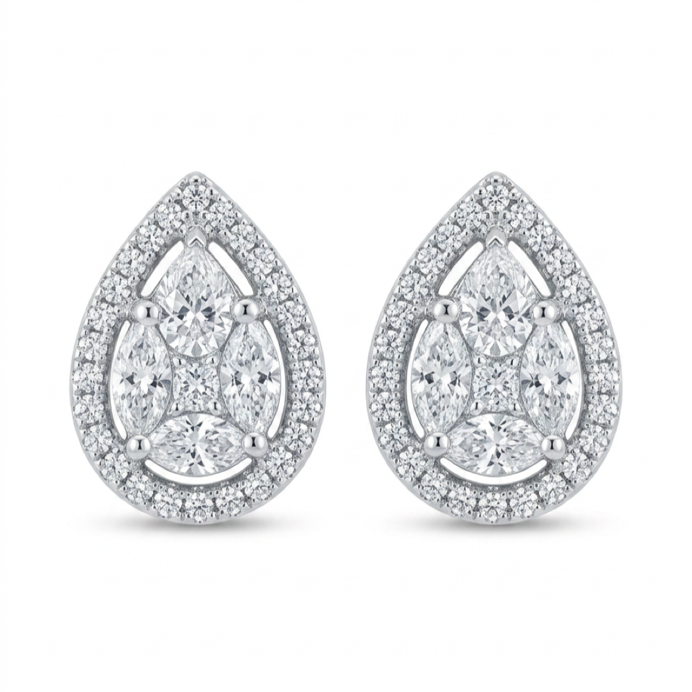 1ct Diamond Earrings