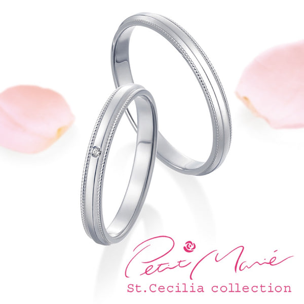 Petit Marie Wedding Band Pair PM43-PM44