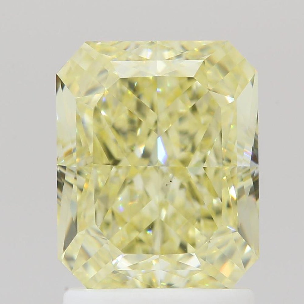 GIA 彩鑽 黃鑽 2.09ct Fancy Light Yellow