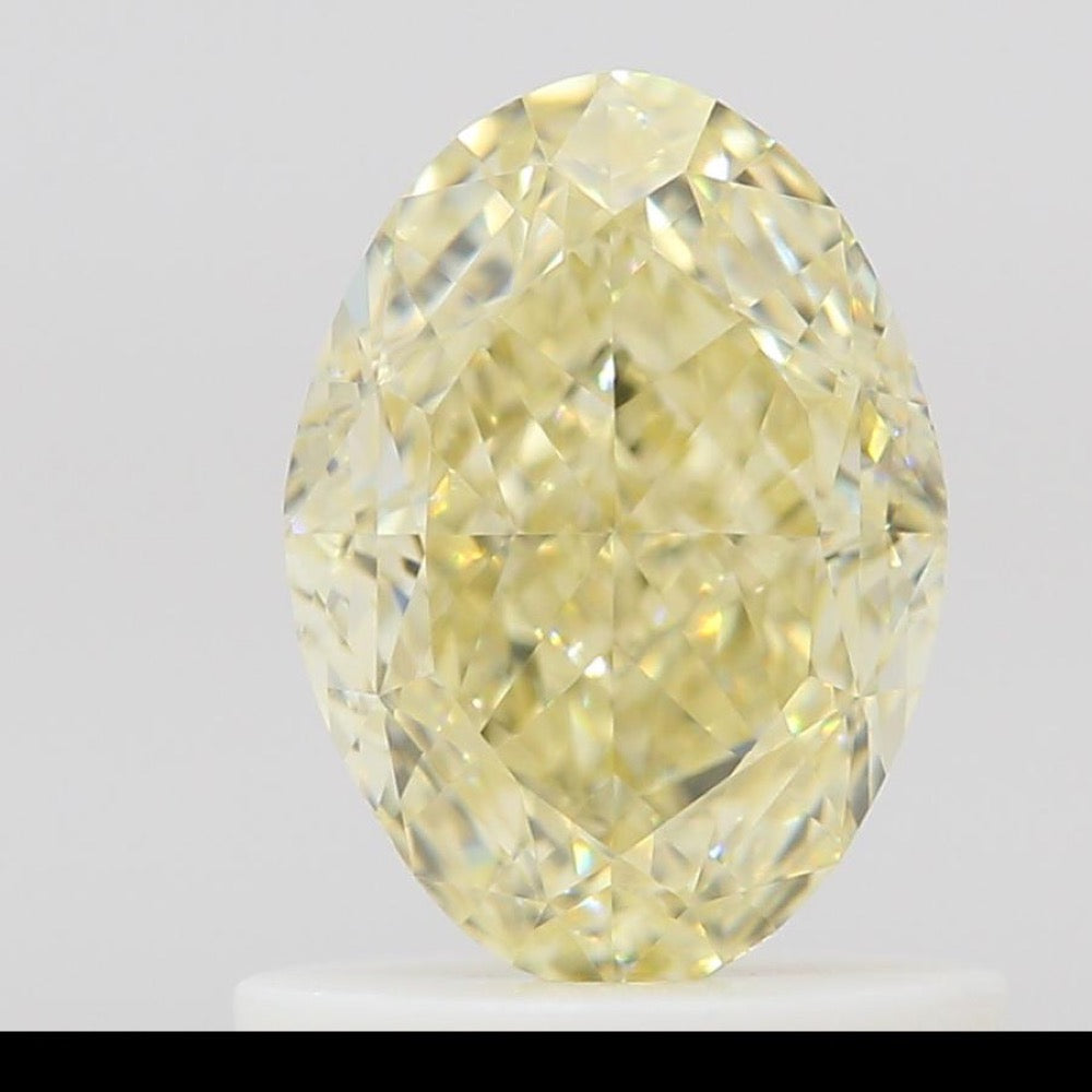 GIA Natural Diamond Oval 1.01ct Y-Z VVS2