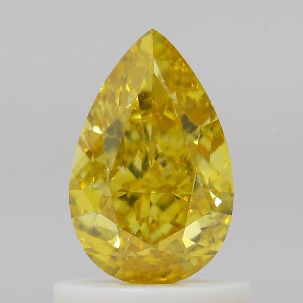 GIA 彩鑽 黃鑽 1ct Fancy Vivid Yellow