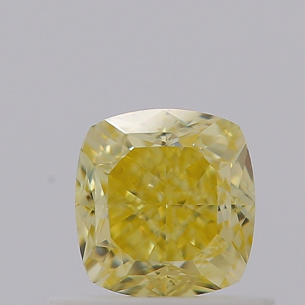 GIA 彩鑽 黃鑽 0.71ct Fancy Intense Yellow