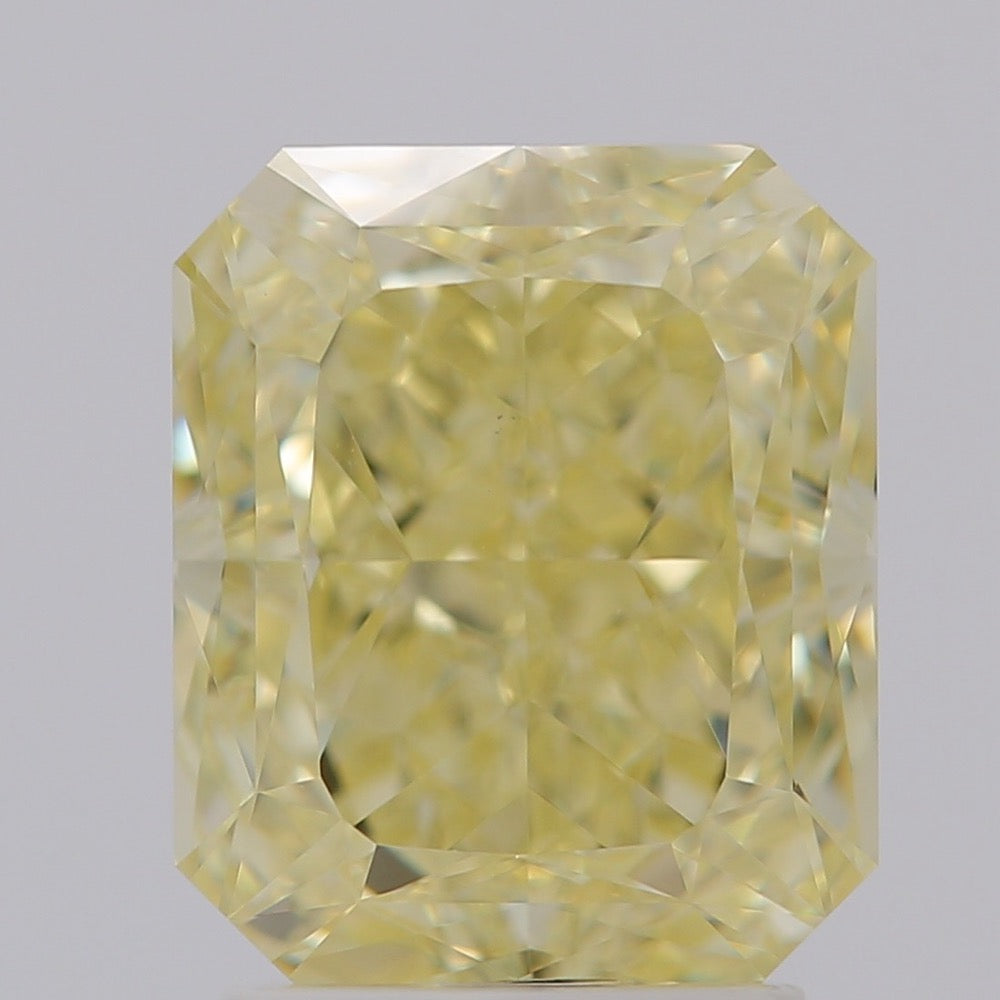 GIA 彩鑽 黃鑽 3.01ct Fancy Light Yellow