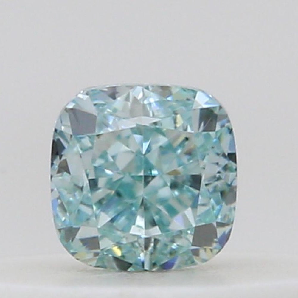 GIA 彩鑽 綠鑽 0.14ct Fancy Blue-green