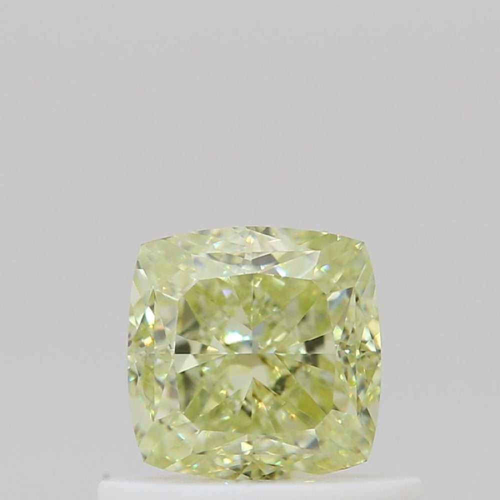 GIA 彩鑽 黃鑽 0.72ct Fancy Green-yellow