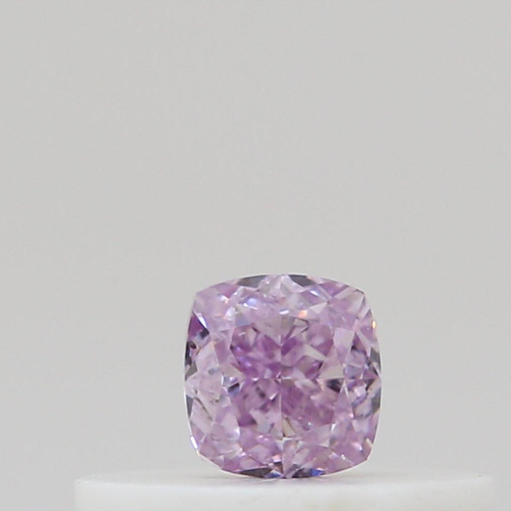 GIA 彩鑽 紫鑽 0.16ct Fancy Intense Pink-purple