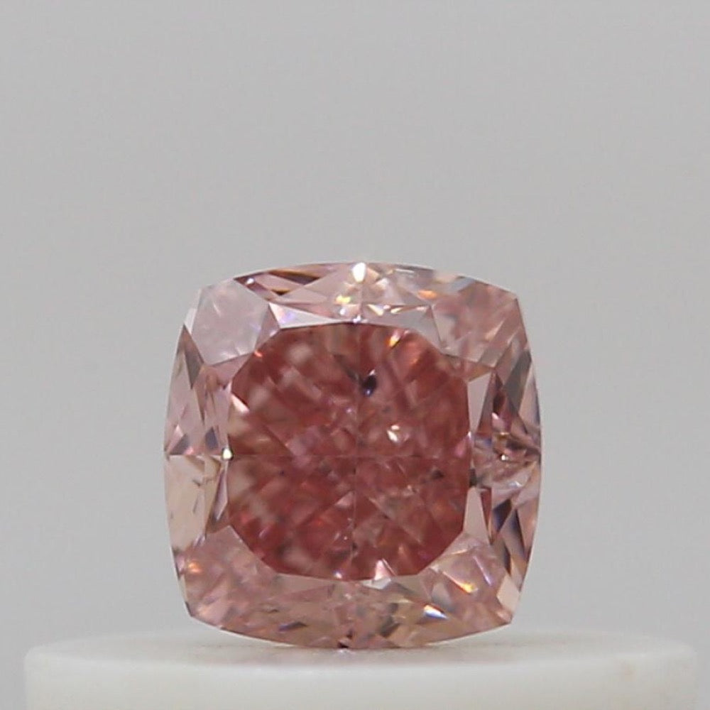 GIA 彩鑽 粉紅鑽 0.25ct Fancy Intense Orangy Pink