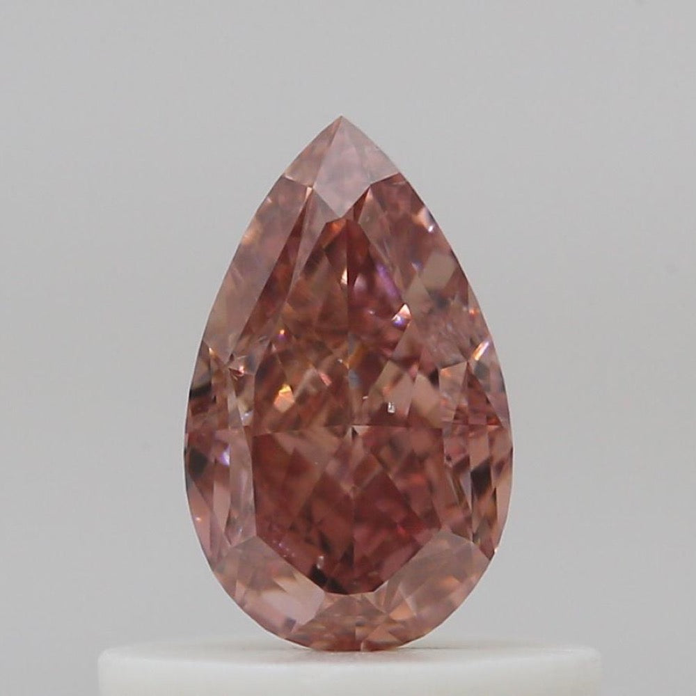 GIA 彩鑽 粉紅鑽 0.51ct Fancy Brownish Orangy Pink
