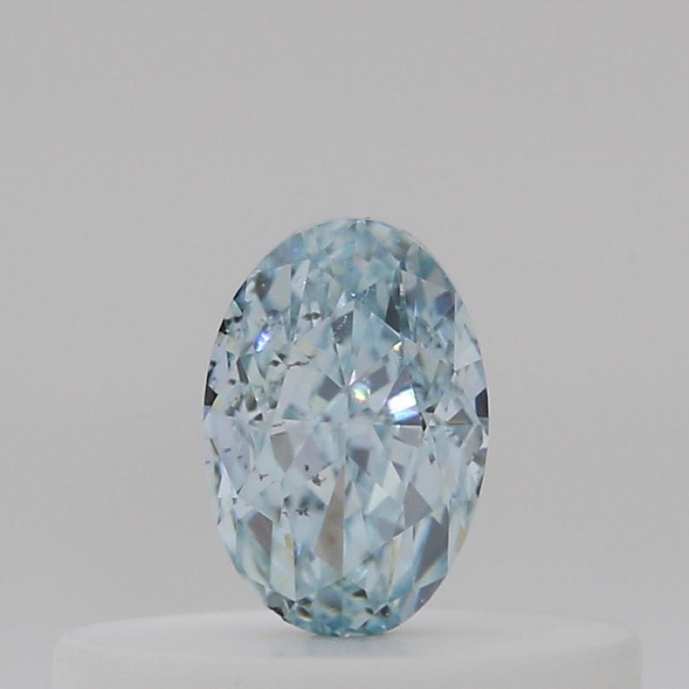 GIA 彩鑽 藍鑽 0.2ct Fancy Green-blue