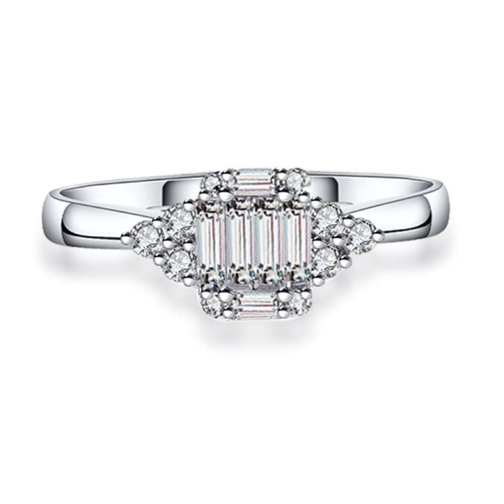 18K White Gold 0.17ct Diamond Ring