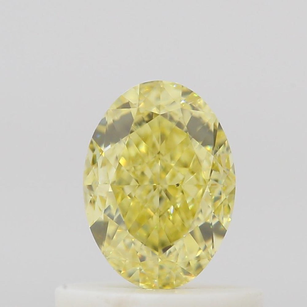 GIA 彩鑽 黃鑽 0.67ct Fancy Intense Yellow