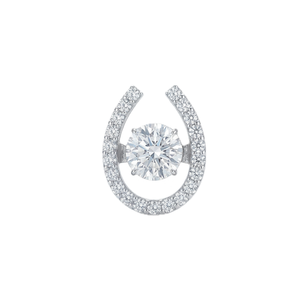 鉑金 1.00ct 鑽石吊咀