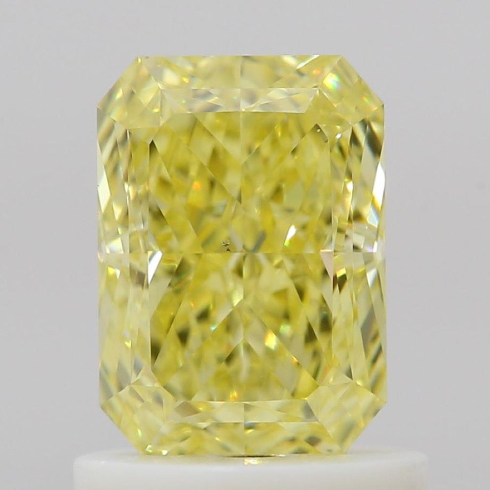 GIA 彩鑽 黃鑽 1.05ct Fancy Intense Yellow