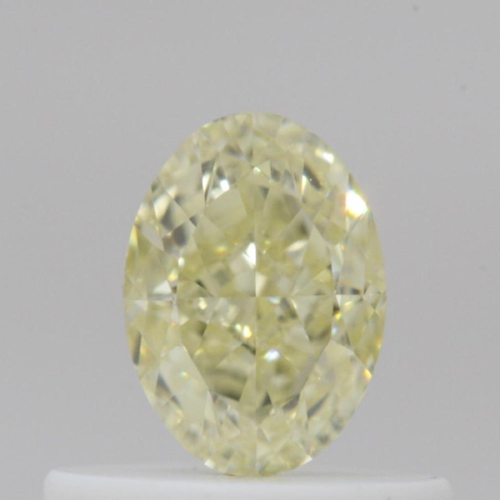 GIA 彩鑽 黃鑽 0.5ct Fancy Light Yellow