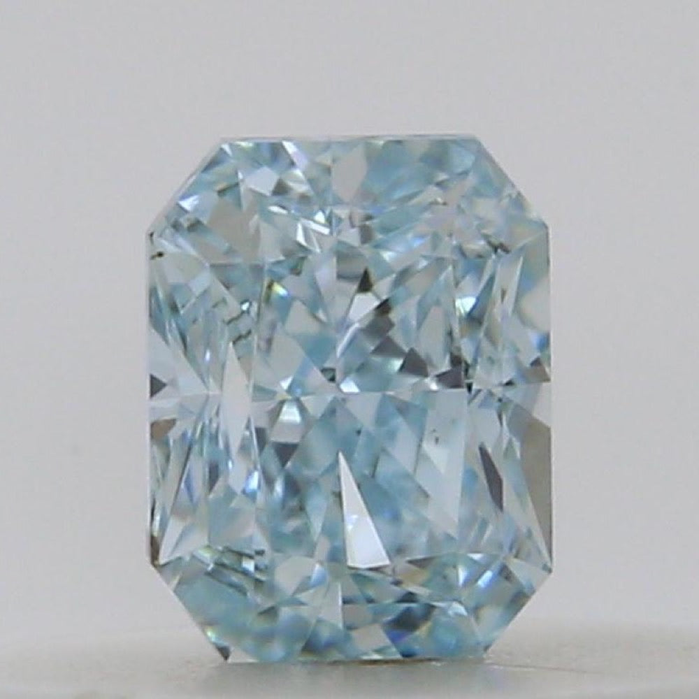 GIA 彩鑽 藍鑽 0.2ct Fancy Intense Green-blue