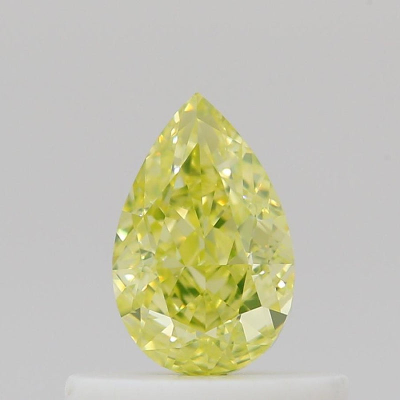 GIA 彩鑽 黃鑽 0.5ct Fancy Intense Greenish Yellow