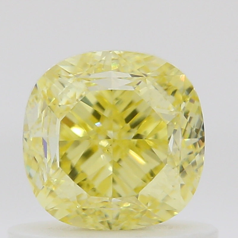 GIA 彩鑽 黃鑽 1.01ct Fancy Intense Yellow