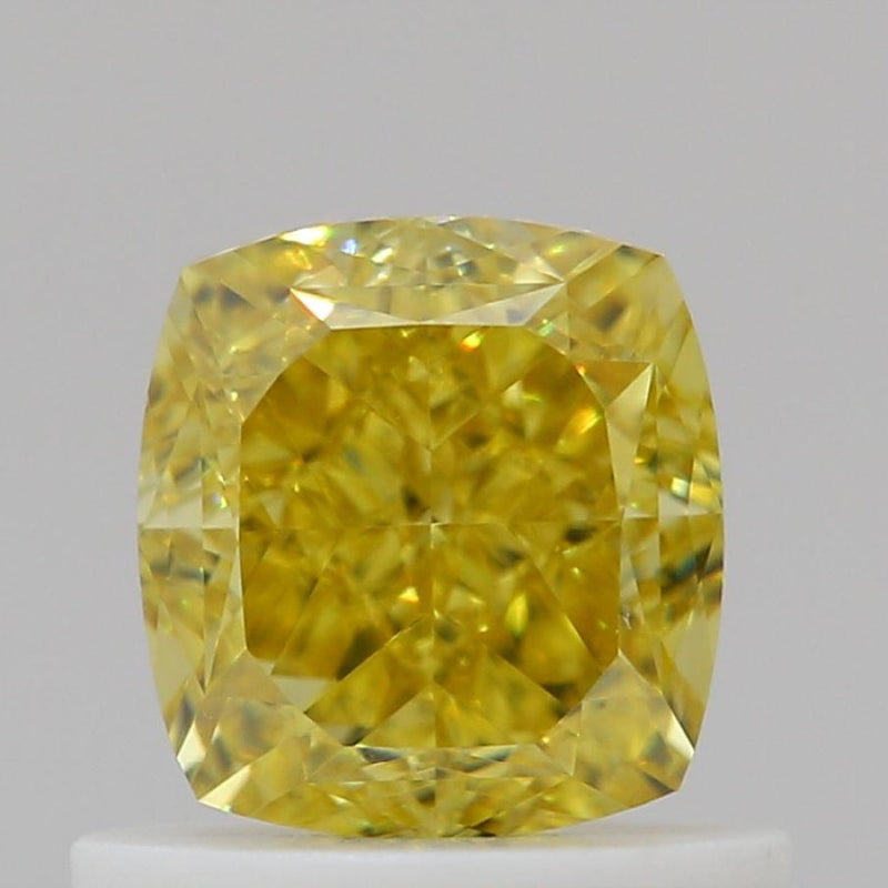 GIA 彩鑽 黃鑽 0.83ct Fancy Vivid Yellow