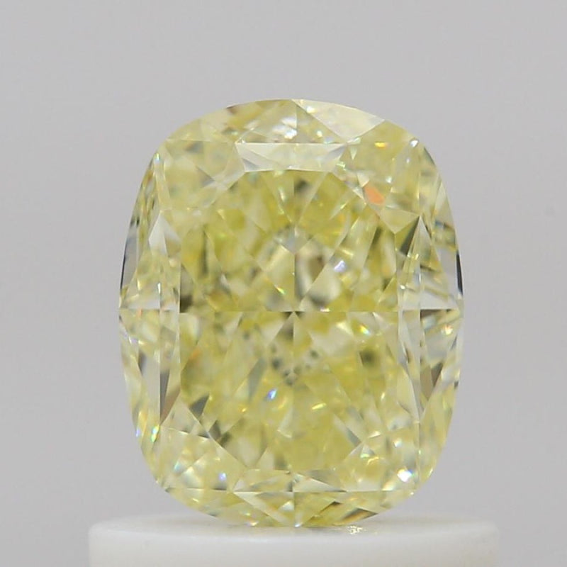 GIA 彩鑽 黃鑽 1.01ct Fancy Light Yellow