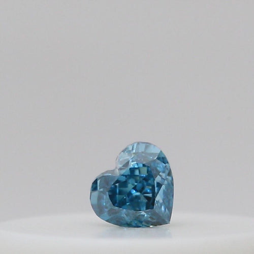 GIA Fancy Colour Diamond 0.02ct Fancy Vivid Green-blue