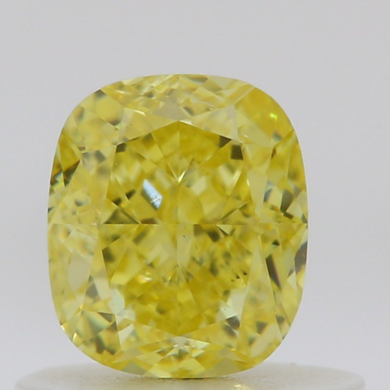 GIA 彩鑽 黃鑽 0.66ct Fancy Vivid Yellow