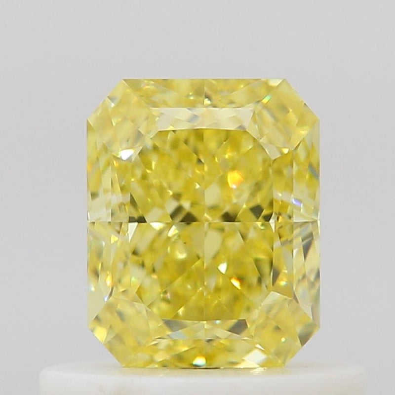 GIA 彩鑽 黃鑽 0.65ct Fancy Intense Yellow