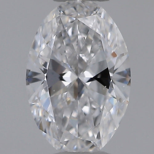 GIA 天然鑽石 橢圓形 0.5ct D SI2