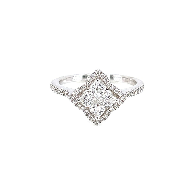 18K White Gold 0.45ct Diamond Ring
