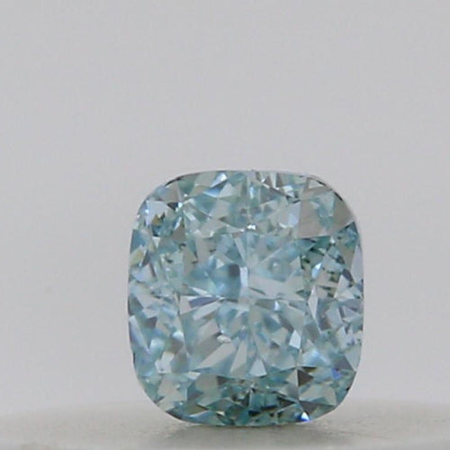 GIA Fancy Colour Diamond 0.12ct Fancy Intense Blue-green