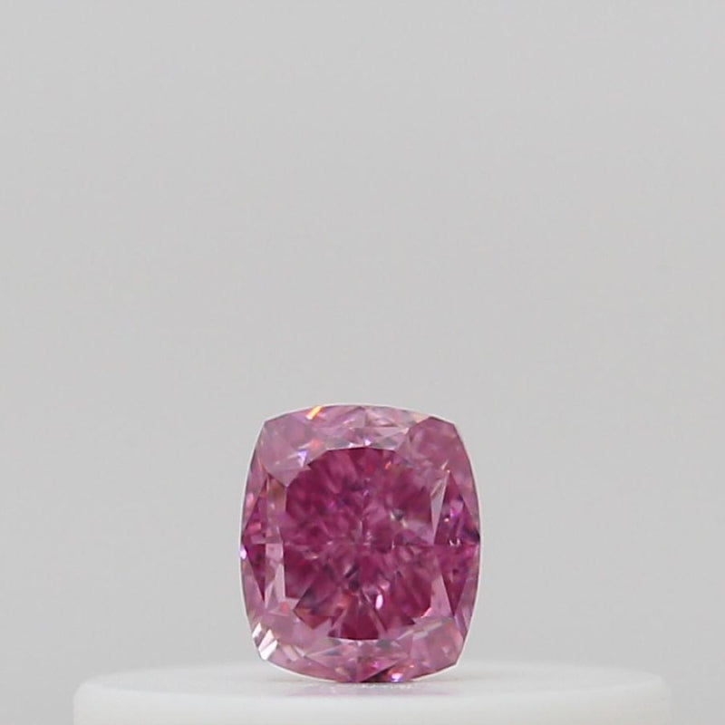 GIA 彩鑽 粉紅鑽 0.1ct Fancy Vivid Purplish Pink