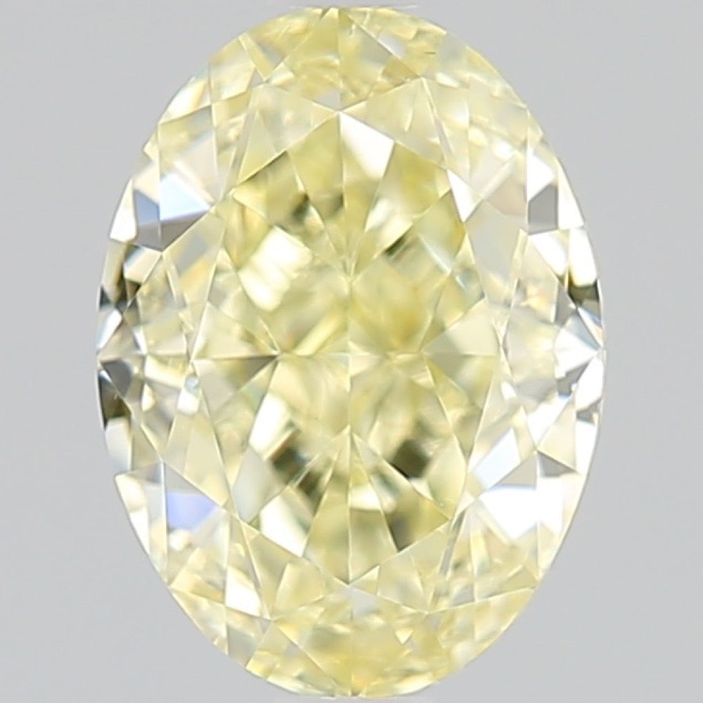 GIA 彩鑽 黃鑽 1.77ct Fancy Light Yellow