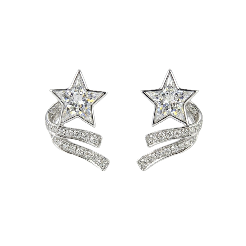 18K White Gold 0.52ct Diamond Earrings