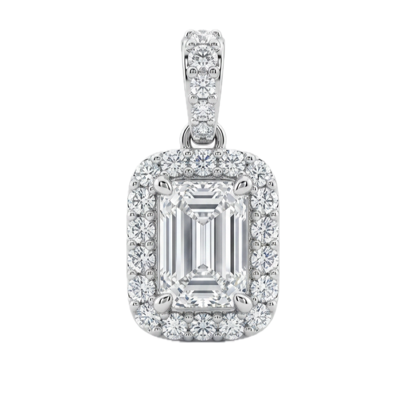 18K白金 0.16ct 鑽石吊咀