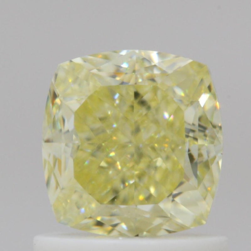 GIA 彩鑽 黃鑽 1.15ct Fancy Light Yellow