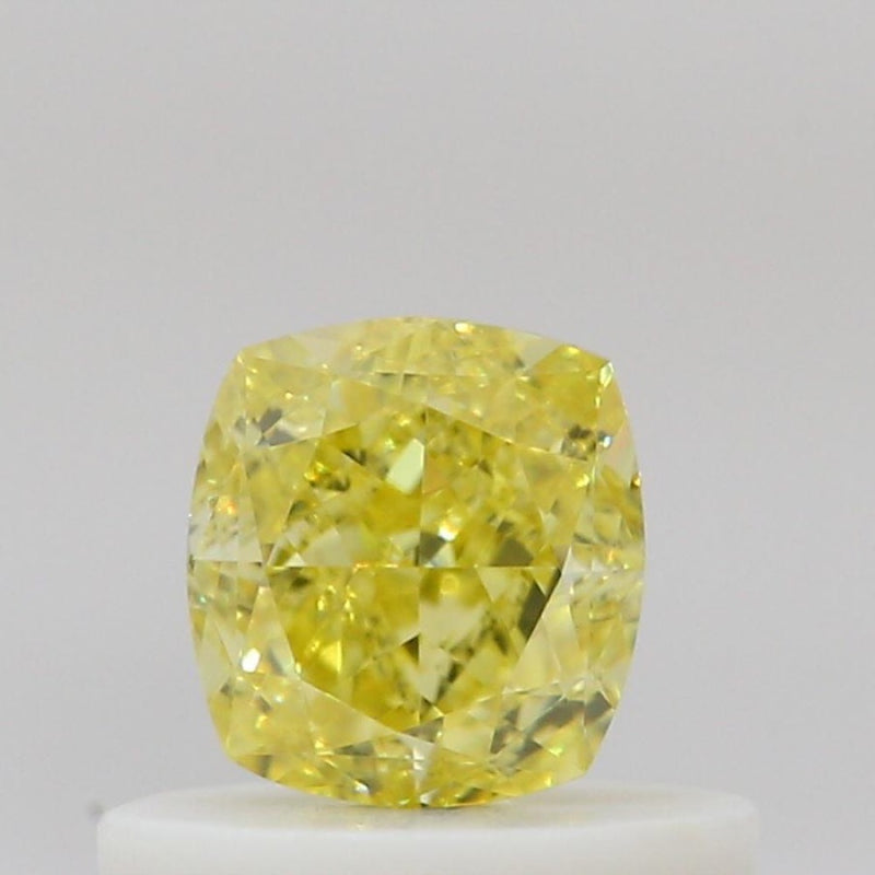 GIA 彩鑽 黃鑽 0.5ct Fancy Intense Yellow
