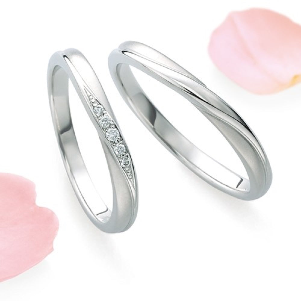 Petit Marie Wedding Band Pair PM41-PM42
