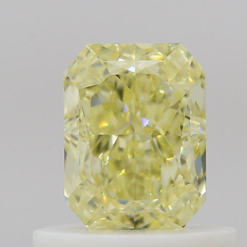 GIA 彩鑽 黃鑽 0.61ct Fancy Light Yellow